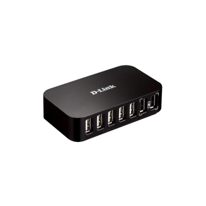 D-Link DUB-H7 USB 2.0 Type-B 480 Mbit/s Negro - Imagen 2
