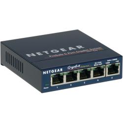 Netgear GS105 No administrado Gigabit Ethernet (10/100/1000) Azul - Imagen 1