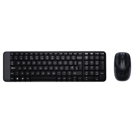 Logitech MK220 teclado RF inalámbrico QWERTZ Checa Negro - Imagen 1