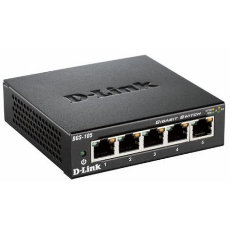 D-Link DGS-105 Negro - Imagen 1