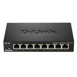 D-Link DGS-108 switch No administrado Negro - Imagen 1