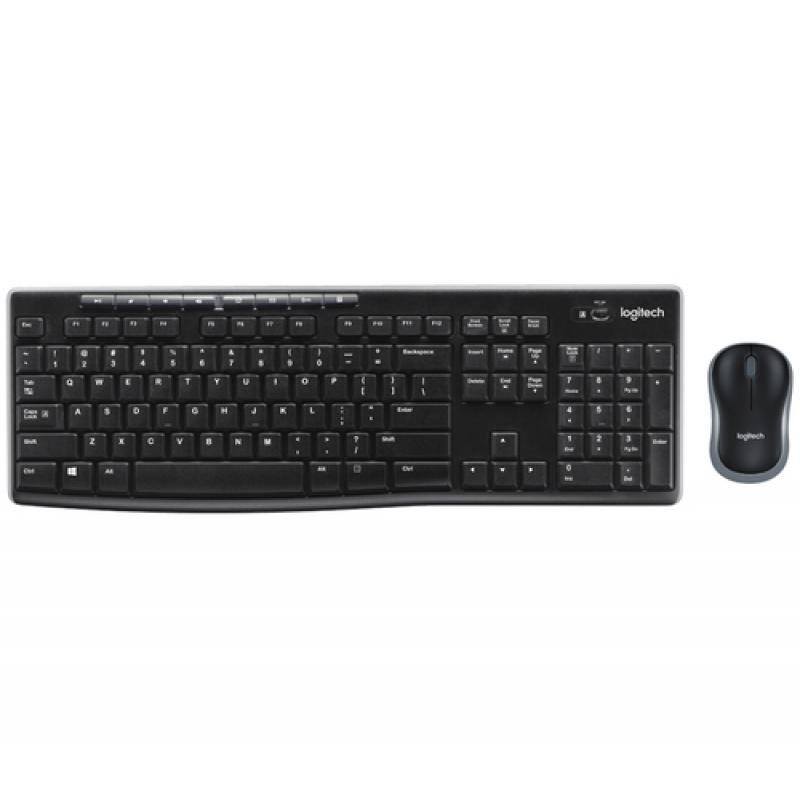 Logitech MK270 teclado RF inalámbrico AZERTY Belga Negro - Imagen 1