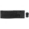 Logitech MK270 teclado RF inalámbrico AZERTY Belga Negro - Imagen 1