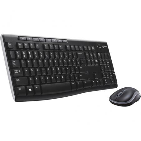 Logitech MK270 teclado RF inalámbrico AZERTY Belga Negro - Imagen 2