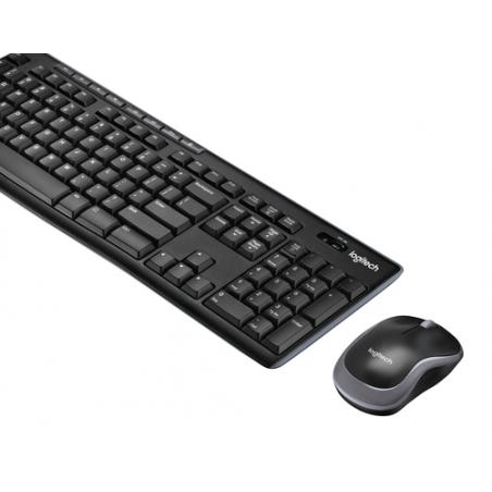 Logitech MK270 teclado RF inalámbrico QWERTZ Alemán Negro - Imagen 2