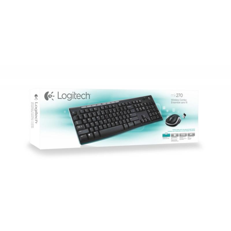 Logitech MK270 teclado RF inalámbrico QWERTZ Alemán Negro - Imagen 5