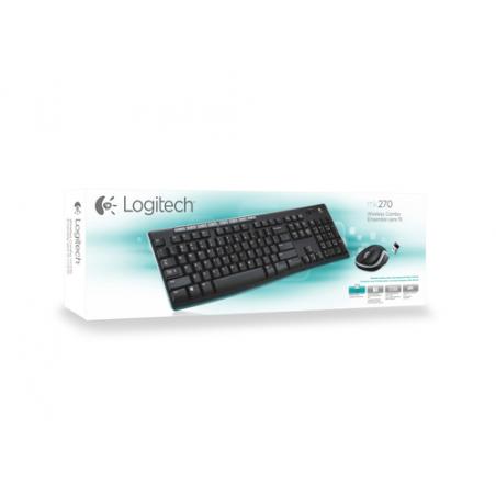 Logitech MK270 teclado RF inalámbrico QWERTZ Alemán Negro - Imagen 5