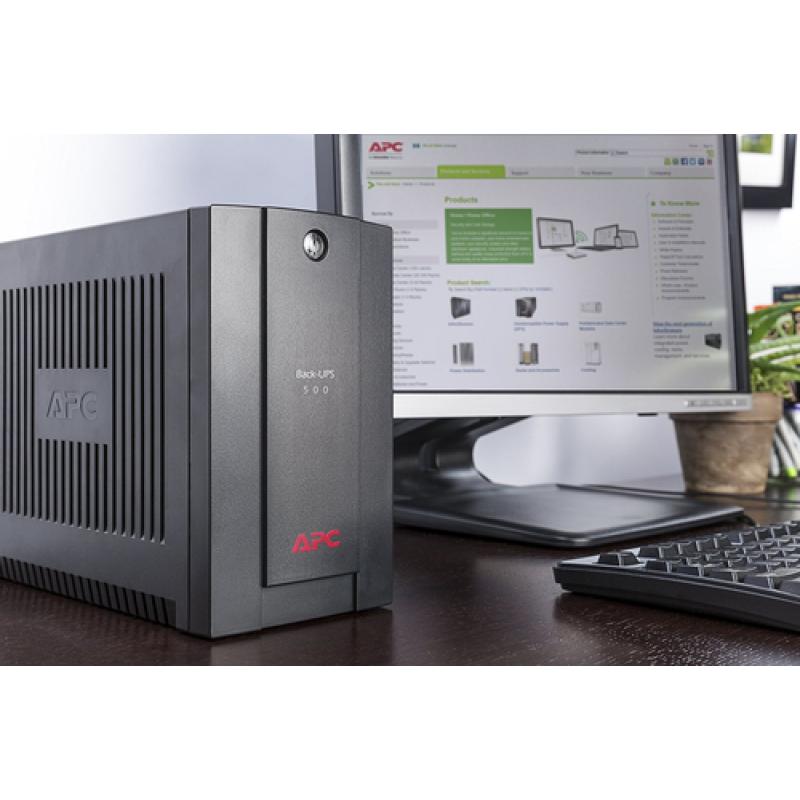 APC Back-UPS Línea interactiva 500 VA 300 W 3 salidas AC - Imagen 2