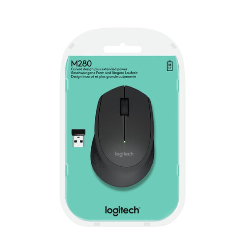 Logitech M280 ratón mano derecha RF inalámbrico Óptico 1000 DPI - Imagen 2