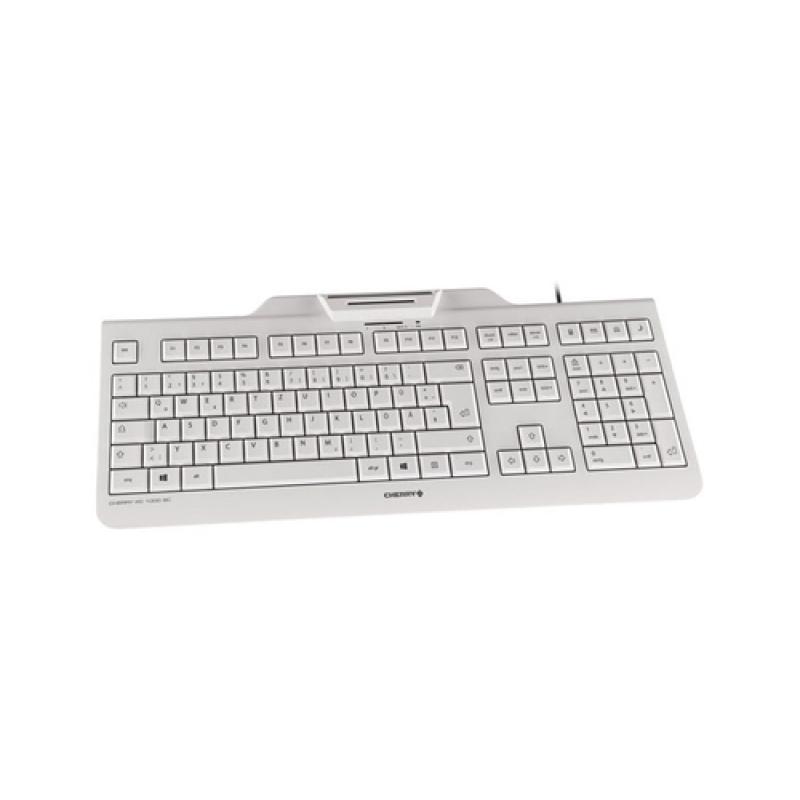 CHERRY KC 1000 SC teclado USB QWERTY Español Gris - Imagen 4