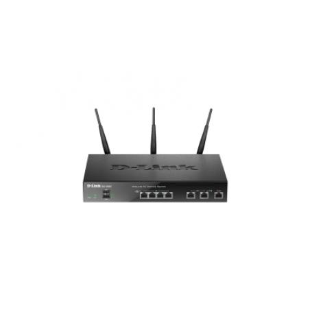 D-Link DSR-1000AC router inalámbrico Doble banda (2,4 GHz / 5 GHz) Gigabit Ethernet Negro - Imagen 1
