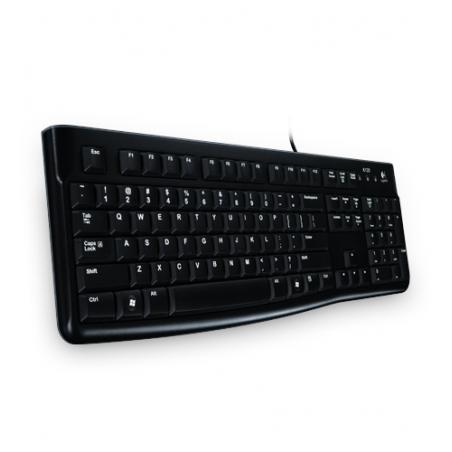 Logitech K120 teclado USB Ucranio Negro - Imagen 1