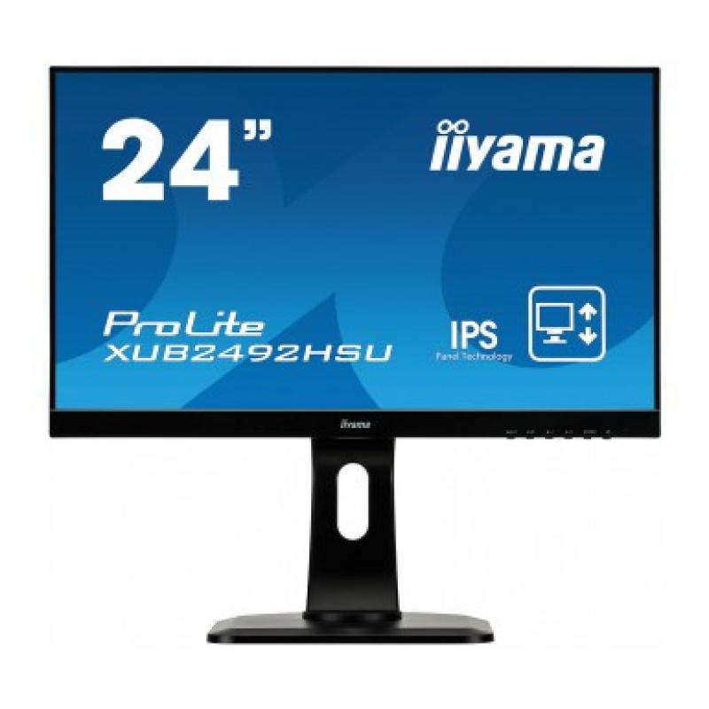 iiyama ProLite XUB2492HSU-B1 LED display 60,5 cm (23.8") 1920 x 1080 Pixeles Full HD Negro - Imagen 1