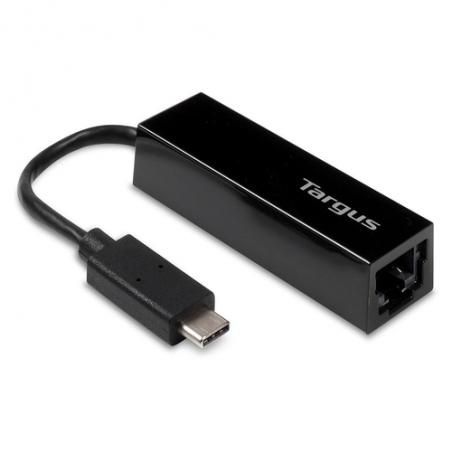 Targus ACA930EUZ cable gender changer USB C RJ-45 Negro - Imagen 1