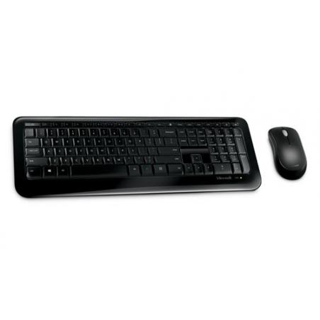 Microsoft Wireless Desktop 850 teclado RF inalámbrico QWERTY Español Negro - Imagen 1