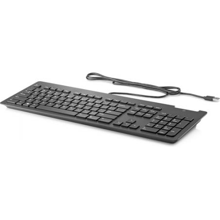 HP Business Slim Smartcard teclado USB Negro - Imagen 1