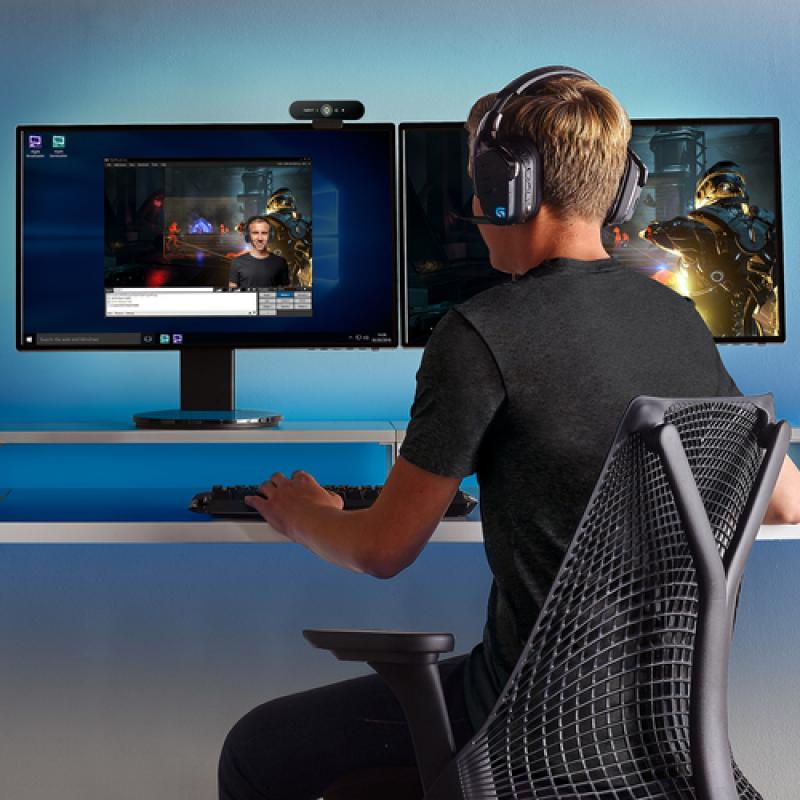 Logitech Brio Stream cámara web 4096 x 21060 Pixeles USB 3.2 Gen 1 (3.1 Gen 1) Negro - Imagen 8