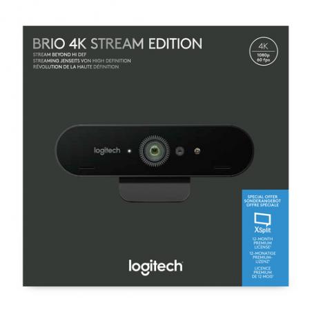 Logitech Brio Stream cámara web 4096 x 21060 Pixeles USB 3.2 Gen 1 (3.1 Gen 1) Negro - Imagen 10
