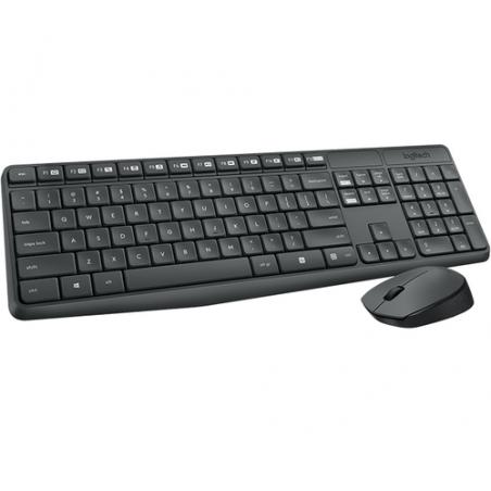 Logitech MK235 teclado RF inalámbrico Húngaro Negro - Imagen 3