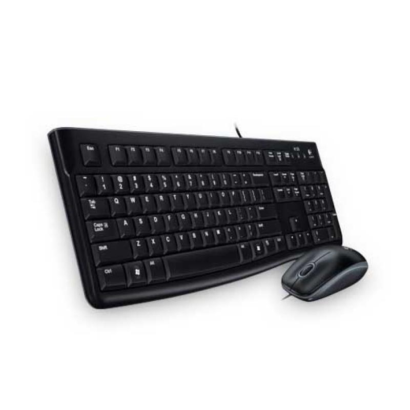 Logitech MK120 teclado USB Ruso Negro - Imagen 1