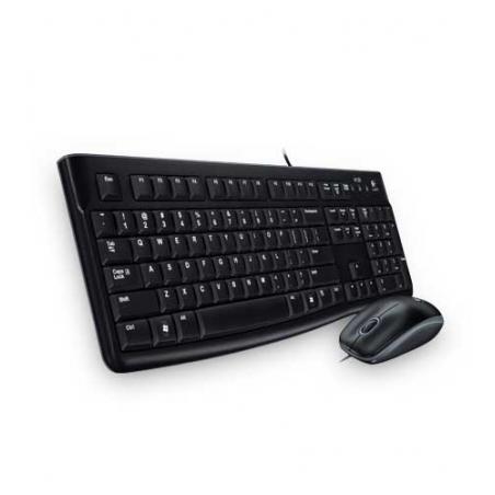Logitech MK120 teclado USB Ruso Negro - Imagen 1