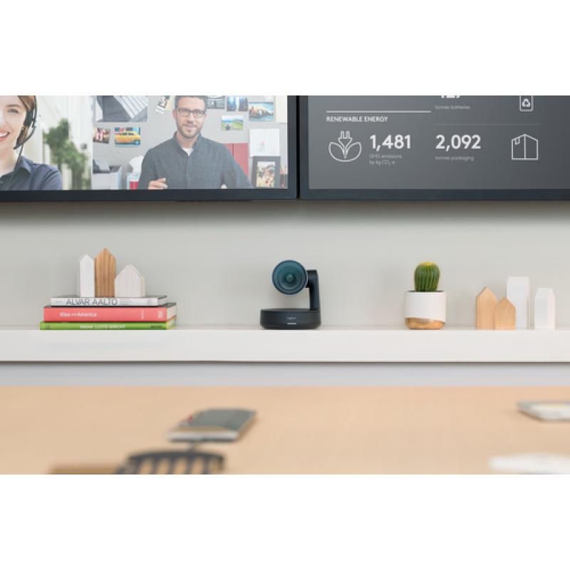 Logitech Rally Camera cámara web USB 3.2 Gen 1 (3.1 Gen 1) Negro - Imagen 4