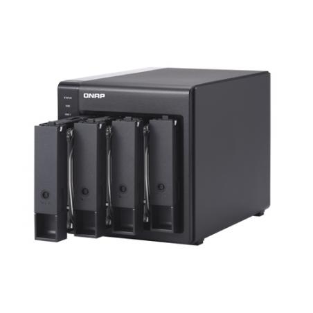 QNAP TR-004 unidad de disco multiple Negro - Imagen 2