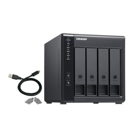 QNAP TR-004 unidad de disco multiple Negro - Imagen 4