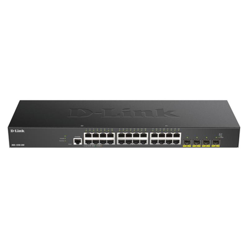 D-Link DGS-1250-28X switch Gestionado L3 Gigabit Ethernet (10/100/1000) Negro - Imagen 1