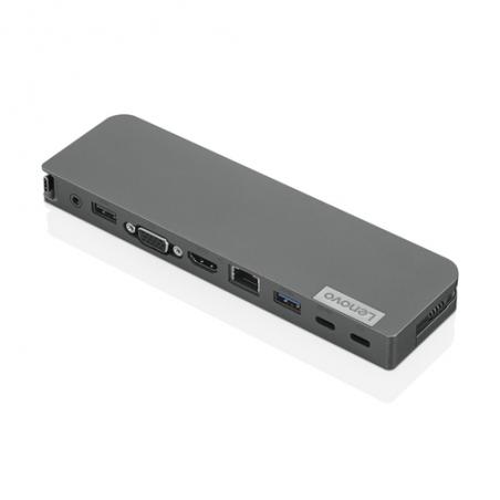 Lenovo USB-C Mini Dock Alámbrico USB 3.2 Gen 1 (3.1 Gen 1) Type-C Gris - Imagen 2