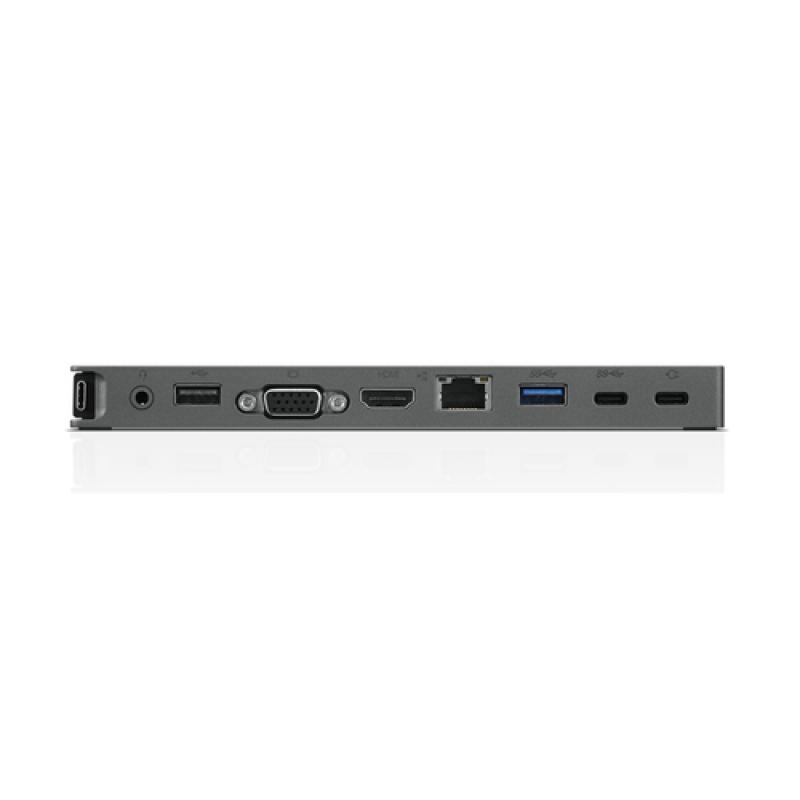 Lenovo USB-C Mini Dock Alámbrico USB 3.2 Gen 1 (3.1 Gen 1) Type-C Gris - Imagen 3