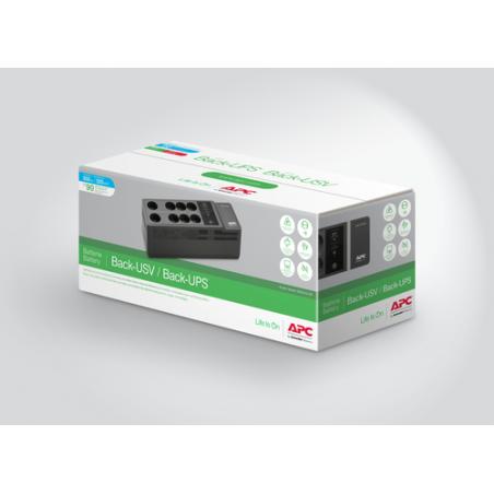 APC BE850G2-GR sistema de alimentación ininterrumpida (UPS) En espera (Fuera de línea) o Standby (Offline) 850 VA 520 W 8 salida