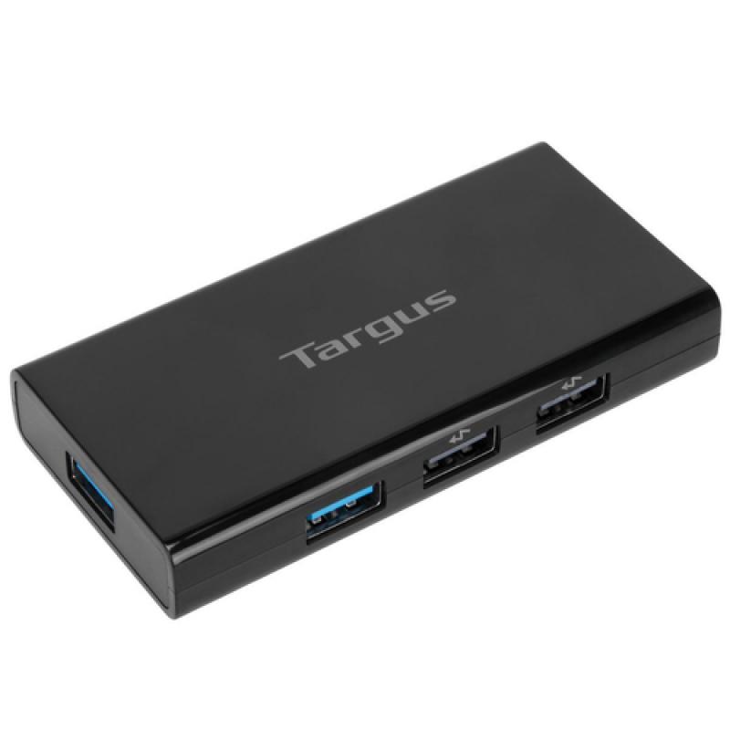 Targus ACH225EU hub de interfaz USB 3.2 Gen 1 (3.1 Gen 1) Type-A Negro - Imagen 2