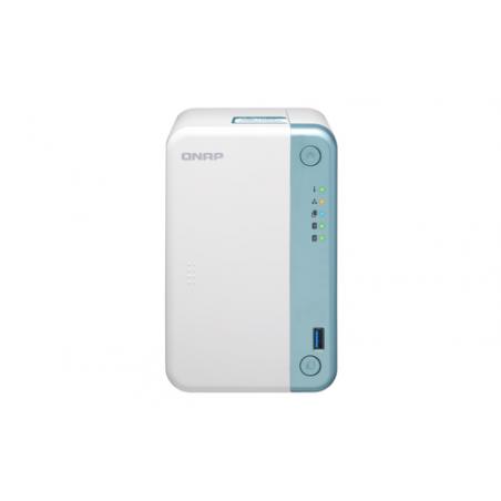 QNAP TS-251D J4005 Ethernet Tower Blanco NAS - Imagen 1