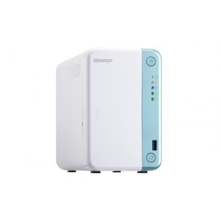 QNAP TS-251D J4005 Ethernet Tower Blanco NAS - Imagen 2