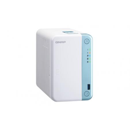 QNAP TS-251D J4005 Ethernet Tower Blanco NAS - Imagen 3