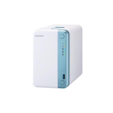 QNAP TS-251D J4005 Ethernet Tower Blanco NAS - Imagen 4