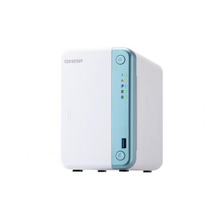 QNAP TS-251D J4005 Ethernet Tower Blanco NAS - Imagen 6