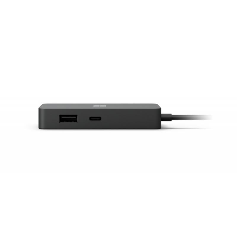 Microsoft USB-C Travel Hub USB 3.2 Gen 2 (3.1 Gen 2) Type-C 10000 Mbit/s Negro - Imagen 2
