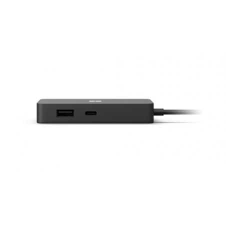 Microsoft USB-C Travel Hub USB 3.2 Gen 2 (3.1 Gen 2) Type-C 10000 Mbit/s Negro - Imagen 2