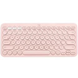 Logitech K380 teclado Bluetooth QZERTY Español Rosa - Imagen 1