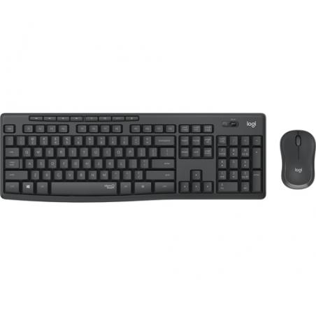 Logitech MK295 Silent Wireless Combo teclado RF inalámbrico QWERTZ Checa Negro - Imagen 1