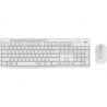 Logitech MK295 Silent Wireless Combo teclado RF inalámbrico QWERTY Pan Nordic Blanco - Imagen 1