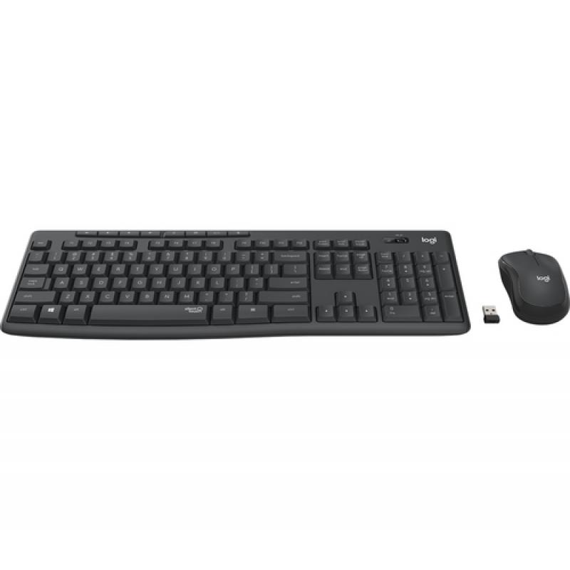 Logitech MK295 Silent Wireless Combo teclado RF inalámbrico Portugués Negro - Imagen 2