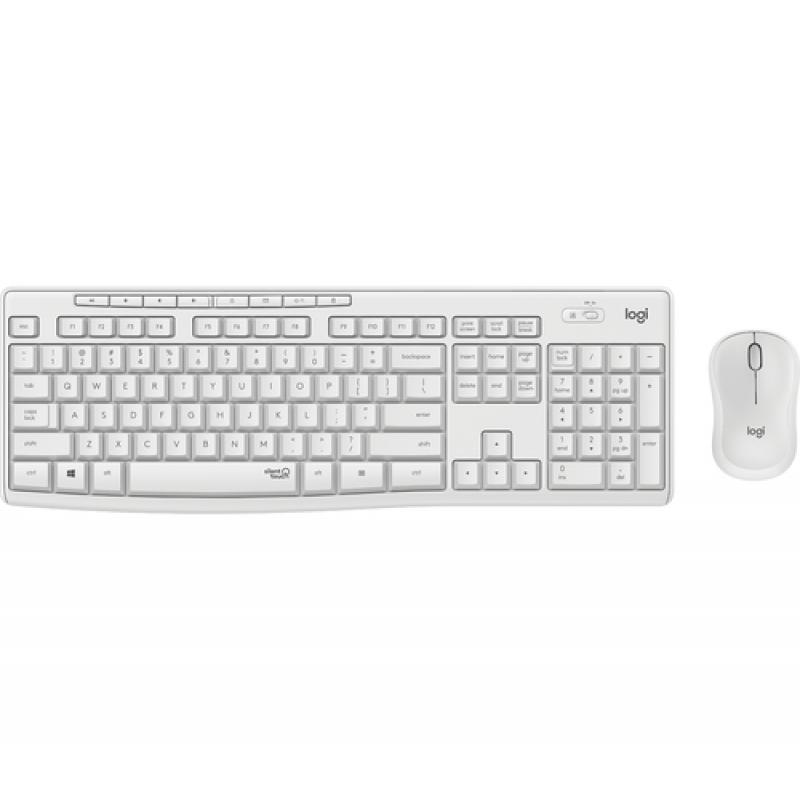 Logitech MK295 Silent Wireless Combo teclado RF inalámbrico QWERTY Español Blanco - Imagen 1