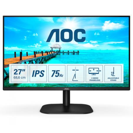 AOC Basic-line 27B2H pantalla para PC 68,6 cm (27") 1920 x 1080 Pixeles Full HD LED Negro - Imagen 1