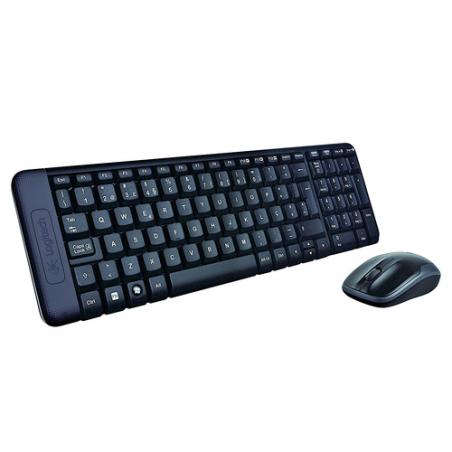 Logitech MK220 teclado RF inalámbrico Español Negro - Imagen 1