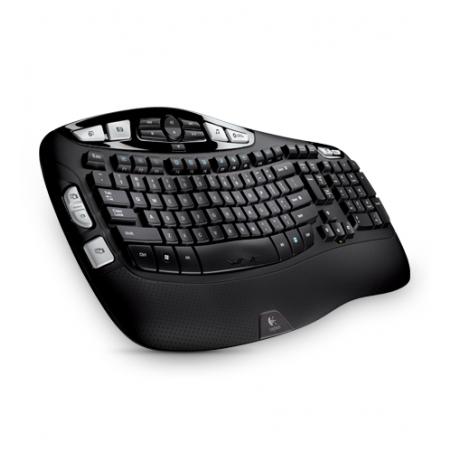 Logitech K350 teclado RF inalámbrico QWERTY Inglés Negro - Imagen 1