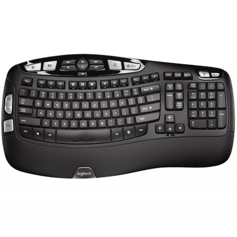 Logitech K350 teclado RF inalámbrico QWERTY Inglés Negro - Imagen 2