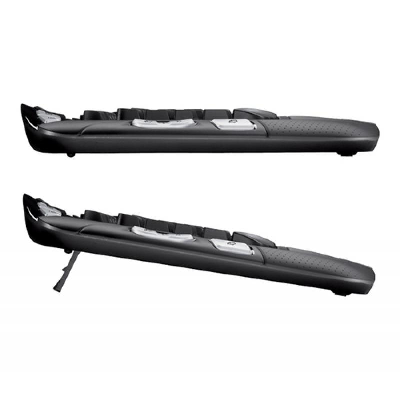 Logitech K350 teclado RF inalámbrico QWERTY Inglés Negro - Imagen 4